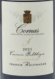 Franck Balthazar Cornas Cuvee Casimir 2021